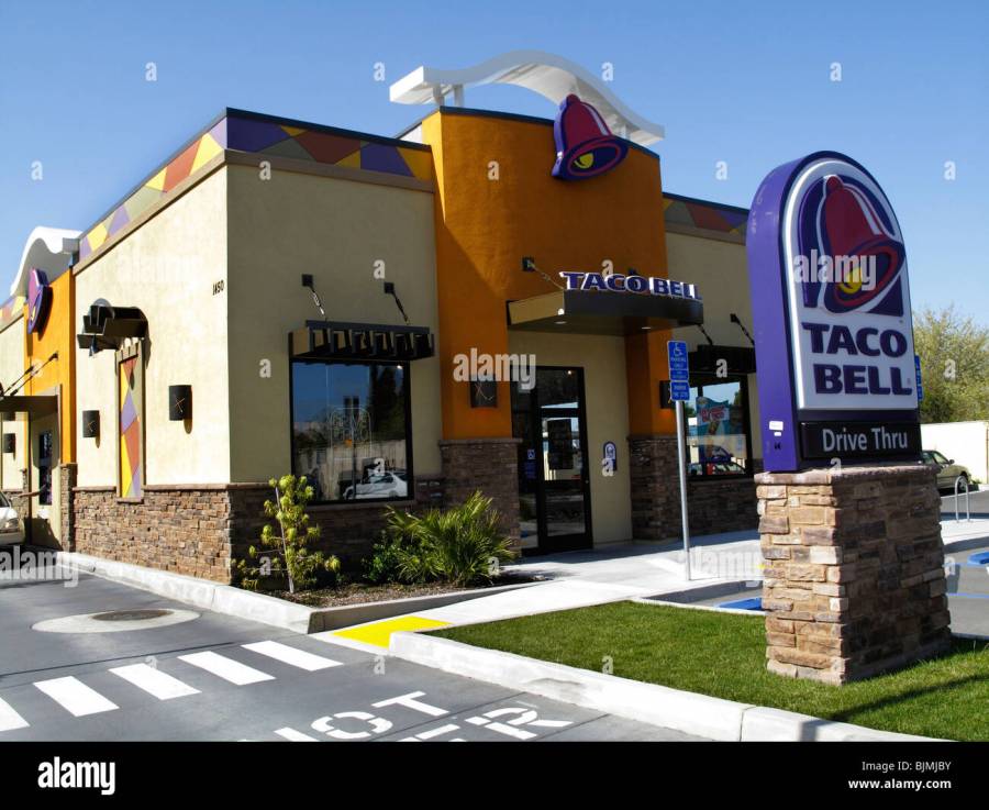 Attached picture taco-bell-drive-thru-restaurant-in-san-jose-california-BJMJBY.jpg