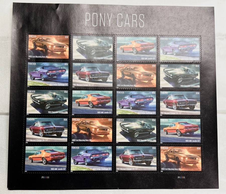 Attached picture PonyCarStamps.jpg