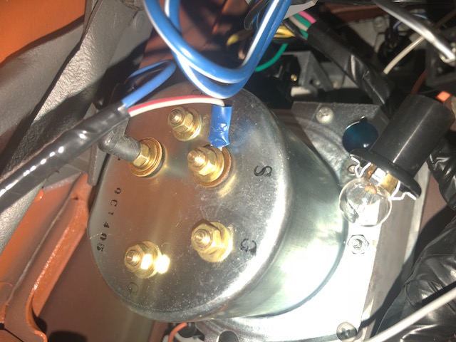 70 Charger Tachometer wiring question - Moparts Forums