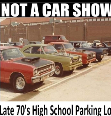 Late 70's High School parking lot - Moparts Forums