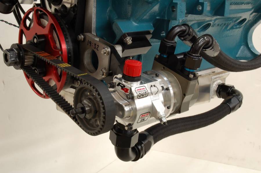 belt driven oil pump