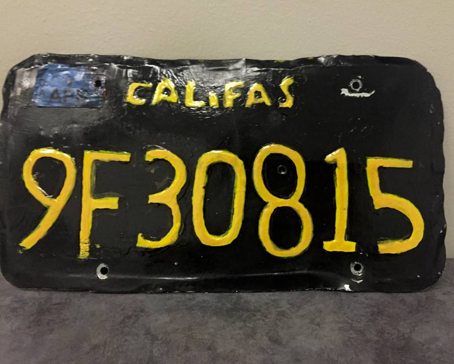 Attached picture CalifasPlate.jpeg