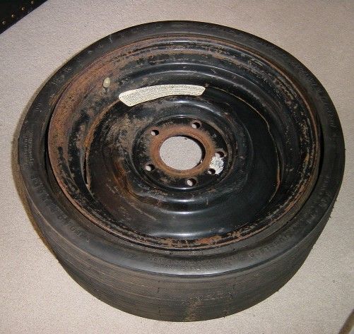 Spare Tire - Collapsible / Space Saver - F78 - 14 BF Goodrich - Used ~ 1970  - 1971 Mercury Cougar / 1970 - 1971 Ford Mustang ( 1970 Mercury Cougar, 1971