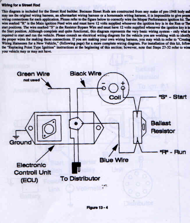 how to wire up electronic ignition? - Moparts Forums