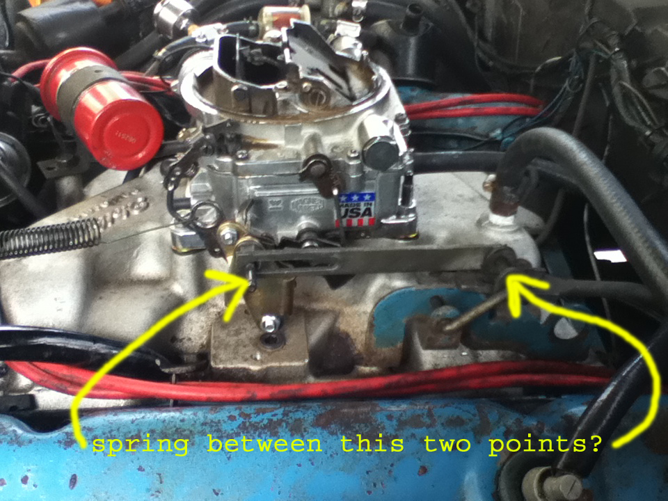 Edelbrock carb with ford kickdown