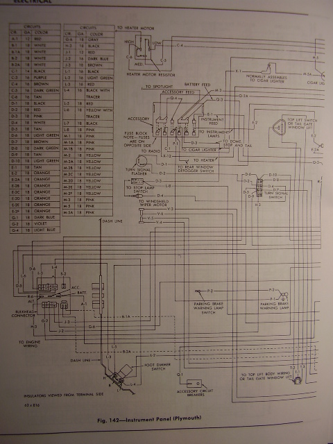 63 Plymouth Wiring Diagram from Service Manual Needed - Moparts Forums